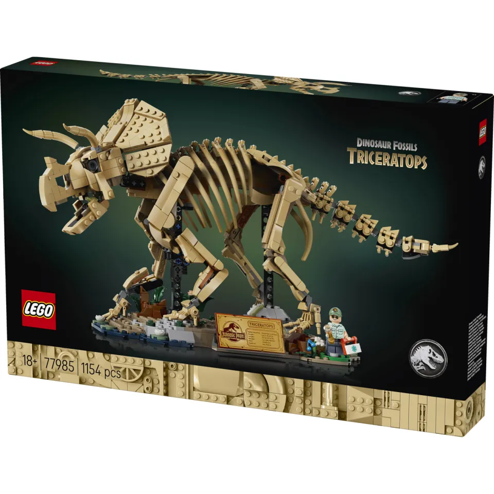 Lego Jurassic World Dinosaurusfossielen: Triceratops 77985, foto 3