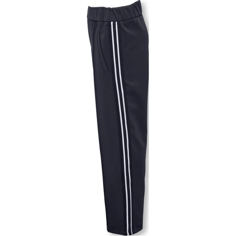 Only wide leg casual broek donkerblauw blauw, foto 3