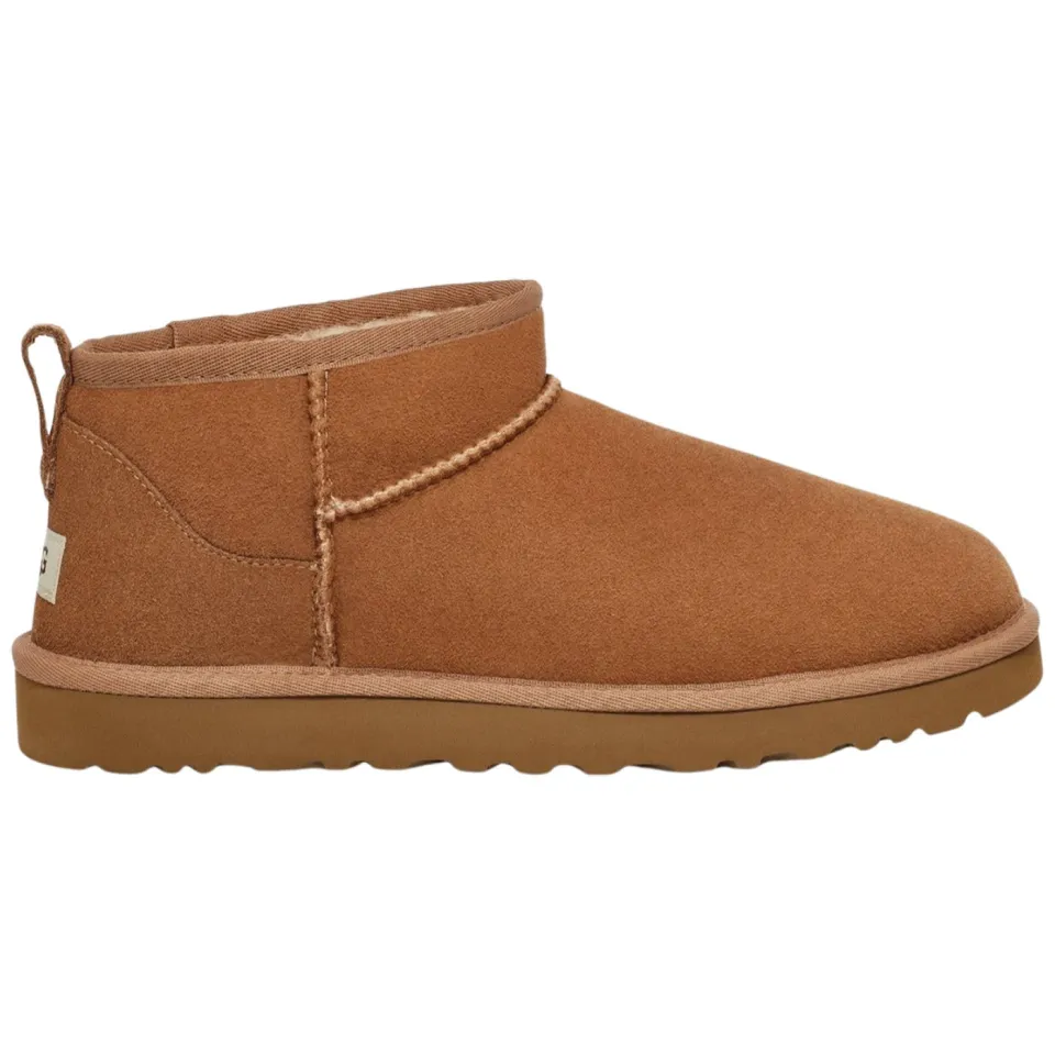 Ugg Classic Ultra Mini laarsjes kastanjebruin Chestnut
