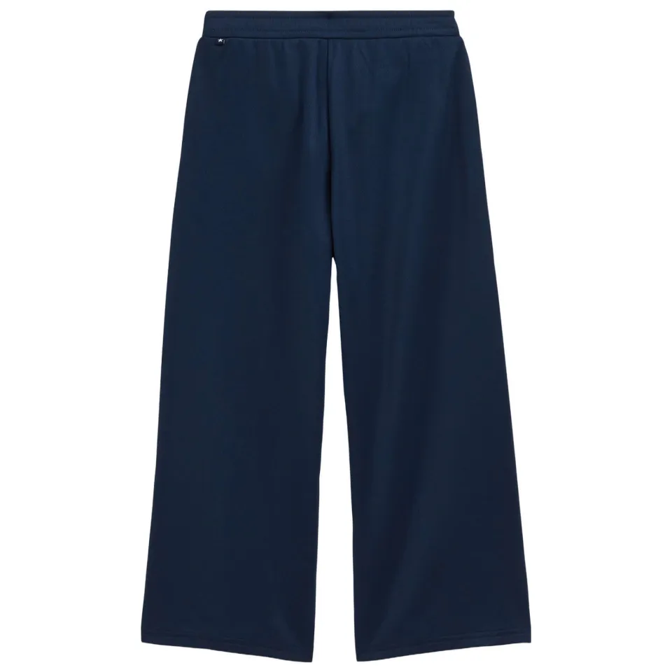 WE Fashion gestreepte loose fit joggingbroek donkerblauw, foto 3