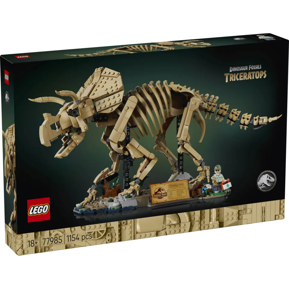 Lego Jurassic World Dinosaurusfossielen: Triceratops 77985, foto 5