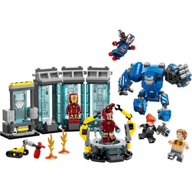 Lego Marvel Iron Mans laboratorium: harnasruimte 76315