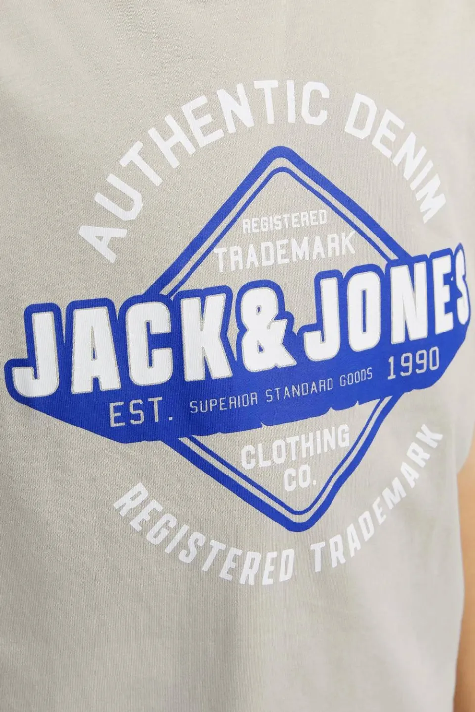 Jack & Jones JJELOGO T-shirt beige, foto 7