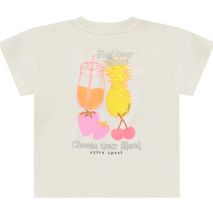 Little Cars T-shirt met backprint offwhite, foto 3