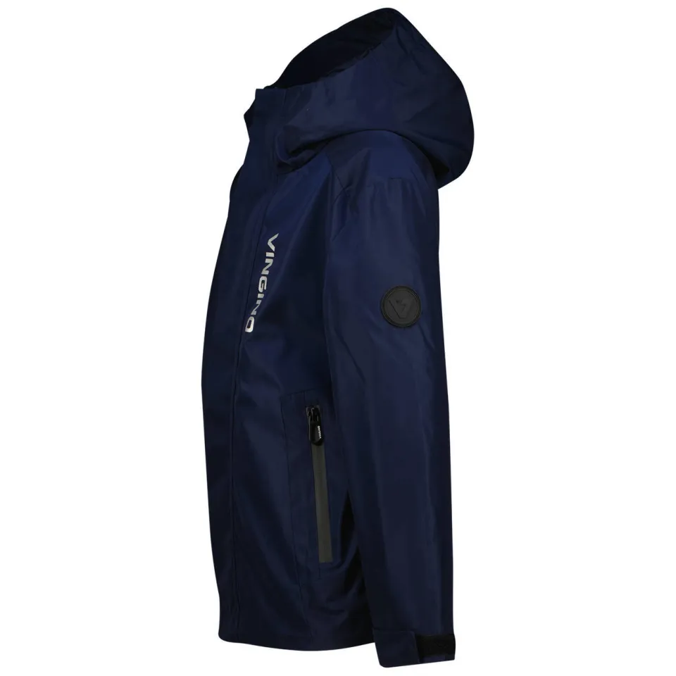 Vingino regenjas donkerblauw donkerblauw/lichtblauw, foto 4
