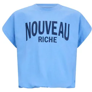 Retour Jeans T-shirt lichtblauw met tekst