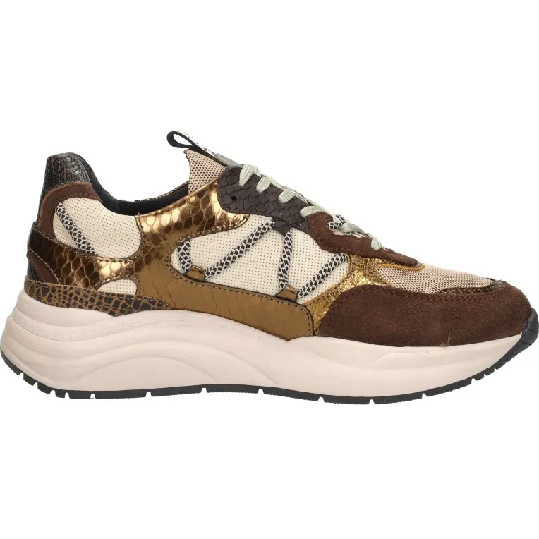 Sub55 sneakers bruin Donkerbruin