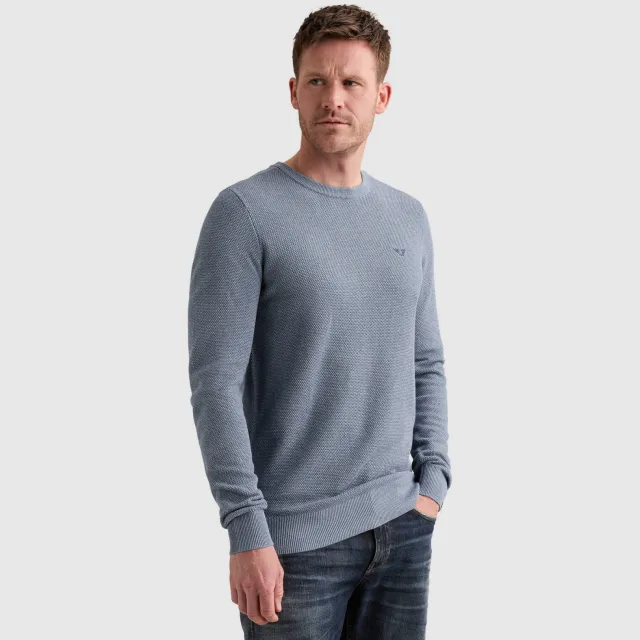 PME Legend regular fit gebreide trui - pelican