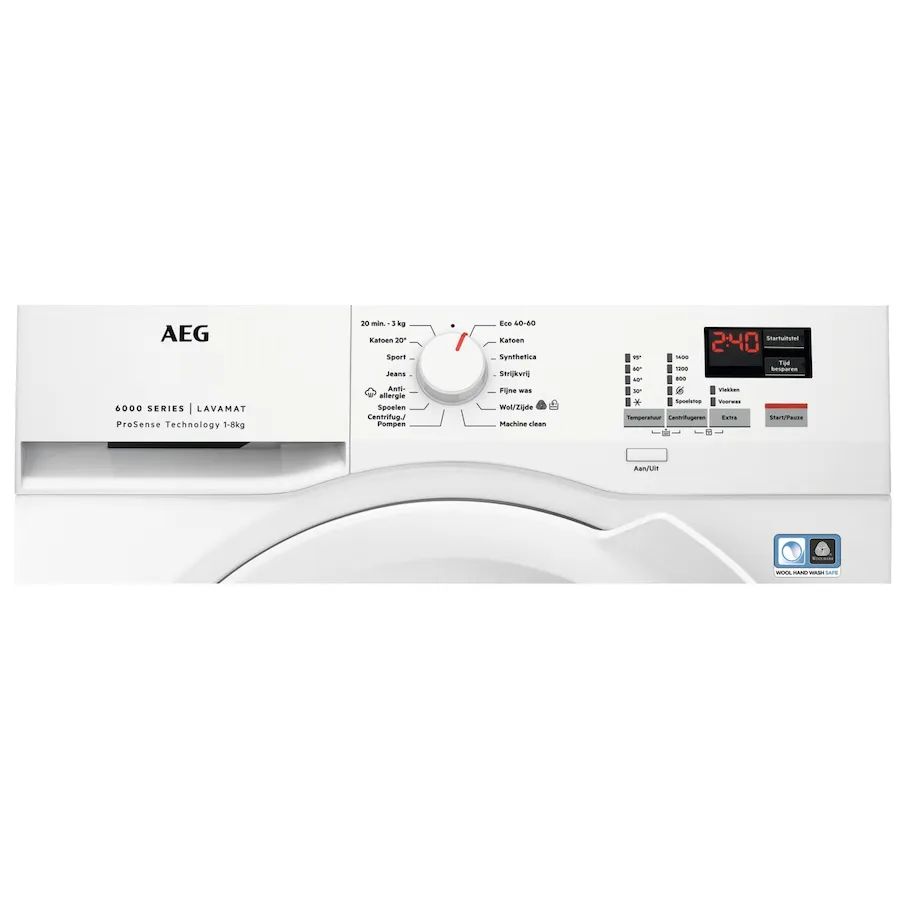 AEG LF6KIEL ProSense wasmachine wit, foto 2