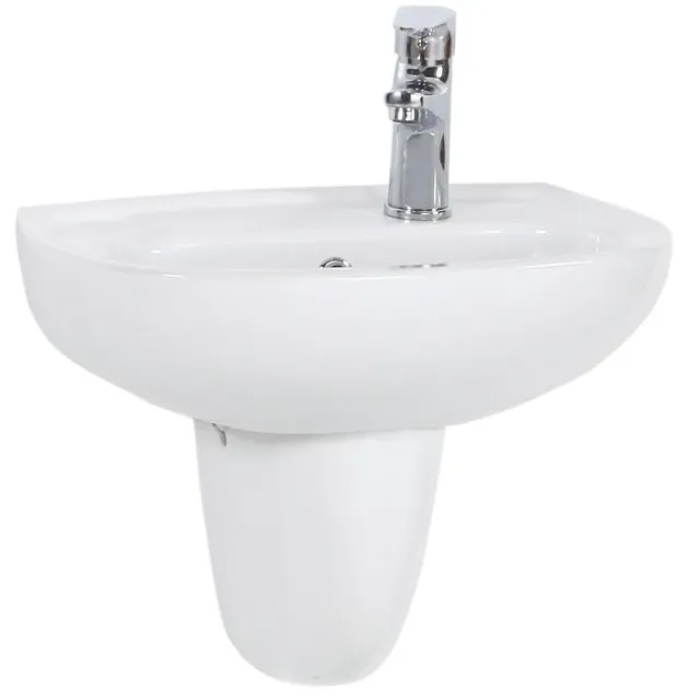 Boss & Wessing Fontein BWS 45x30 cm Keramiek Wit Met Kraangat Rechts