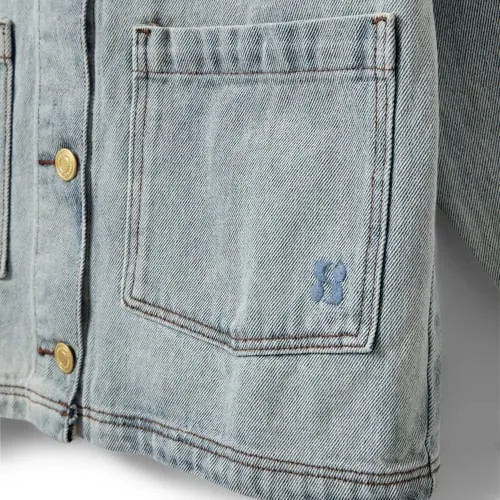 Sofie Schnoor spijkerjas medium blue denim, foto 3