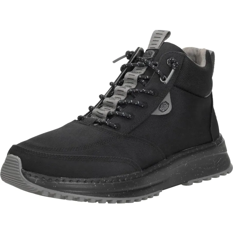 Hey Dude Tahoe Nylon halfhoge veterboot zwart, foto 3
