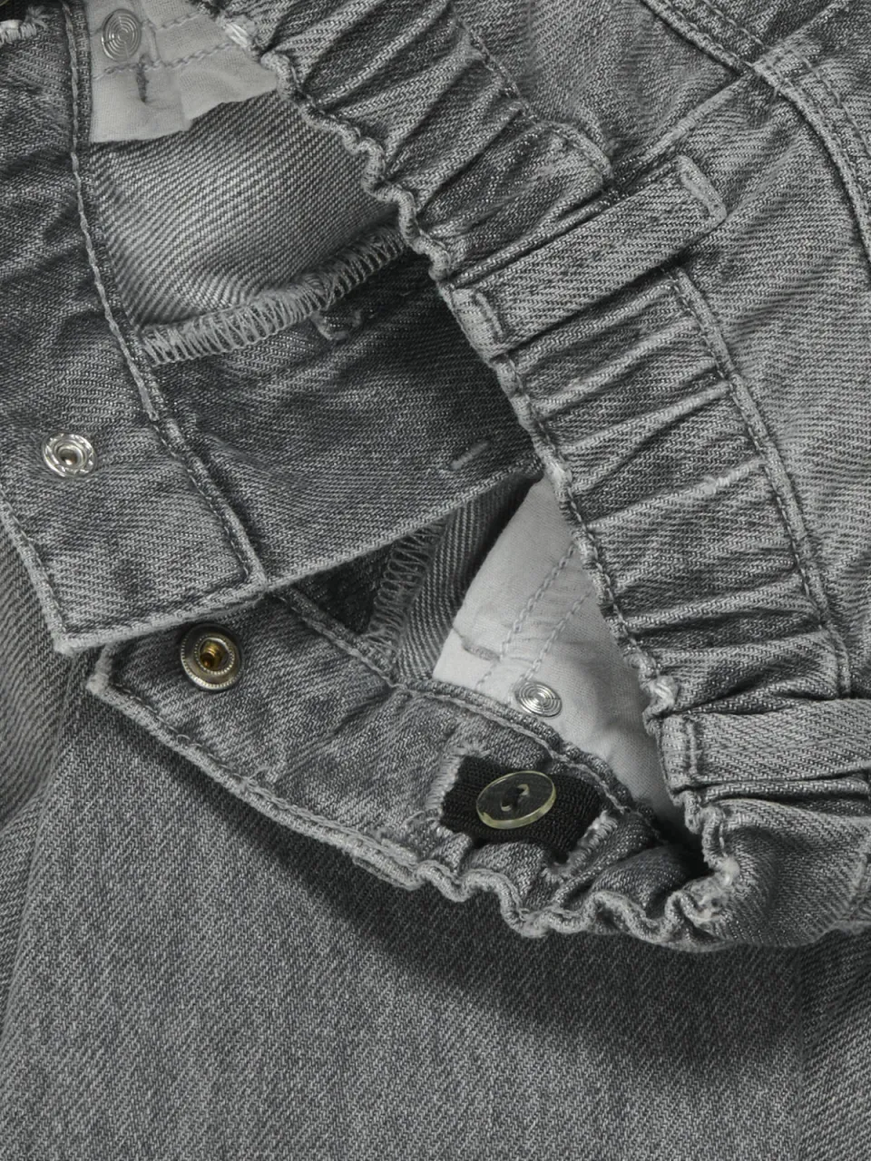 KIDS ONLY MINI straight leg jeans grey denim Grijs Effen, foto 3