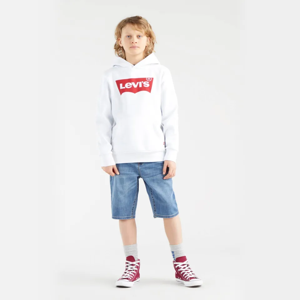 Levi's Kids hoodie Batwing met logo wit, foto 6