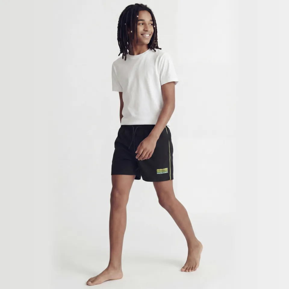 Jack & Jones JUNIOR zwemshort zwart