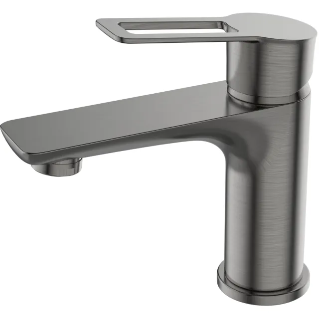 Sanimar Tirreno wastafelkraan eengreepshendel gunmetal