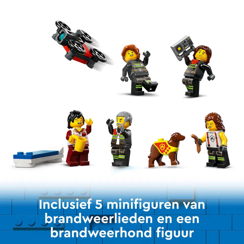 Lego City Brandweerkazerne en brandweerauto Brandweer Speelgoed voor Kinderen 60414, foto 5