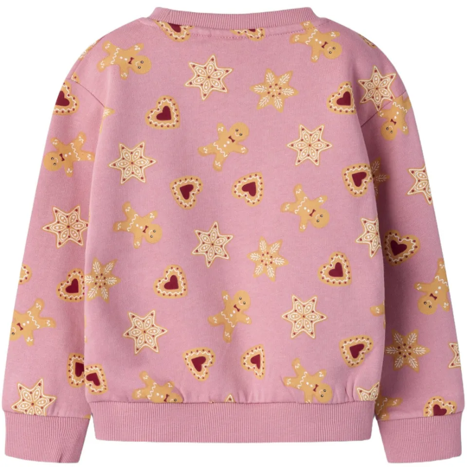 NAME IT MINI sweater met print - roze, foto 2
