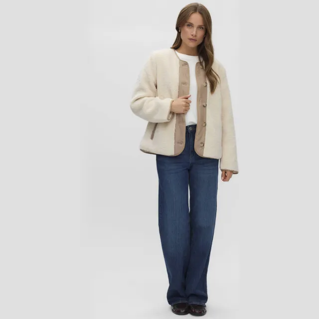 Vero Moda teddyjas - ecru