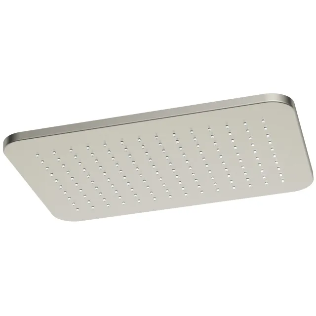 Hoofddouche Hotbath Gal Rechthoek 27x40 cm Geborsteld Nikkel PVD