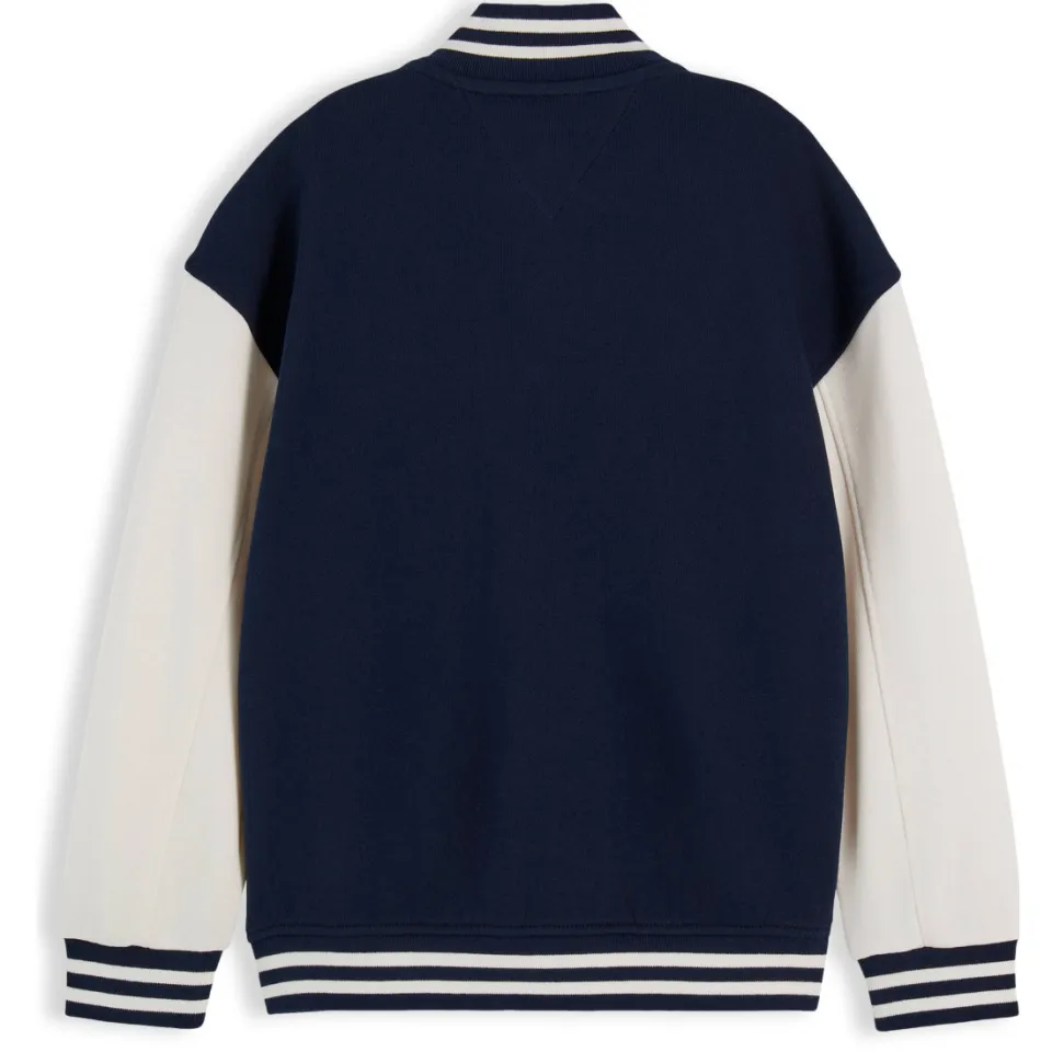 Tommy Hilfiger x Peanuts Snoopy bomberjack donkerblauw wit, foto 3