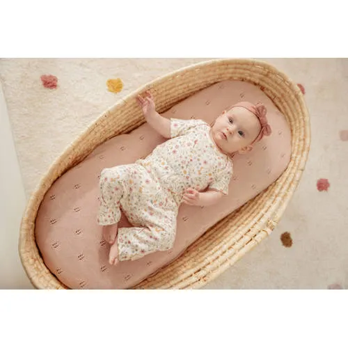 Little Dutch romper Fairy Garden offwhite/roze/groen, foto 4
