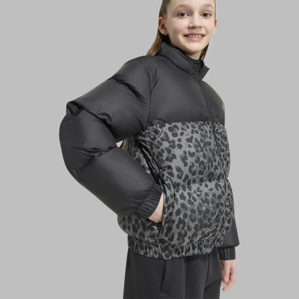 Adidas Sportswear gewatteerde jas zwart grijs, foto 5