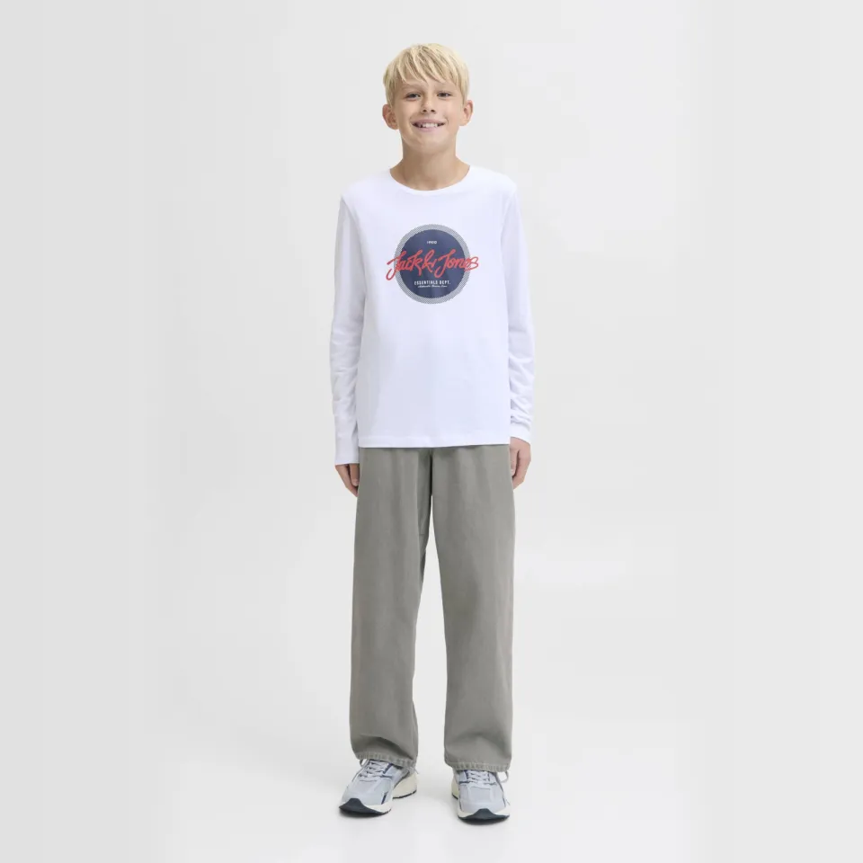Jack & Jones JUNIOR high waist loose fit jeans grey denim Griffin