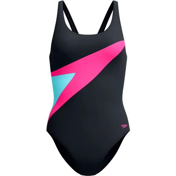 Speedo Hyperboom Butterfly Back badpak zwart