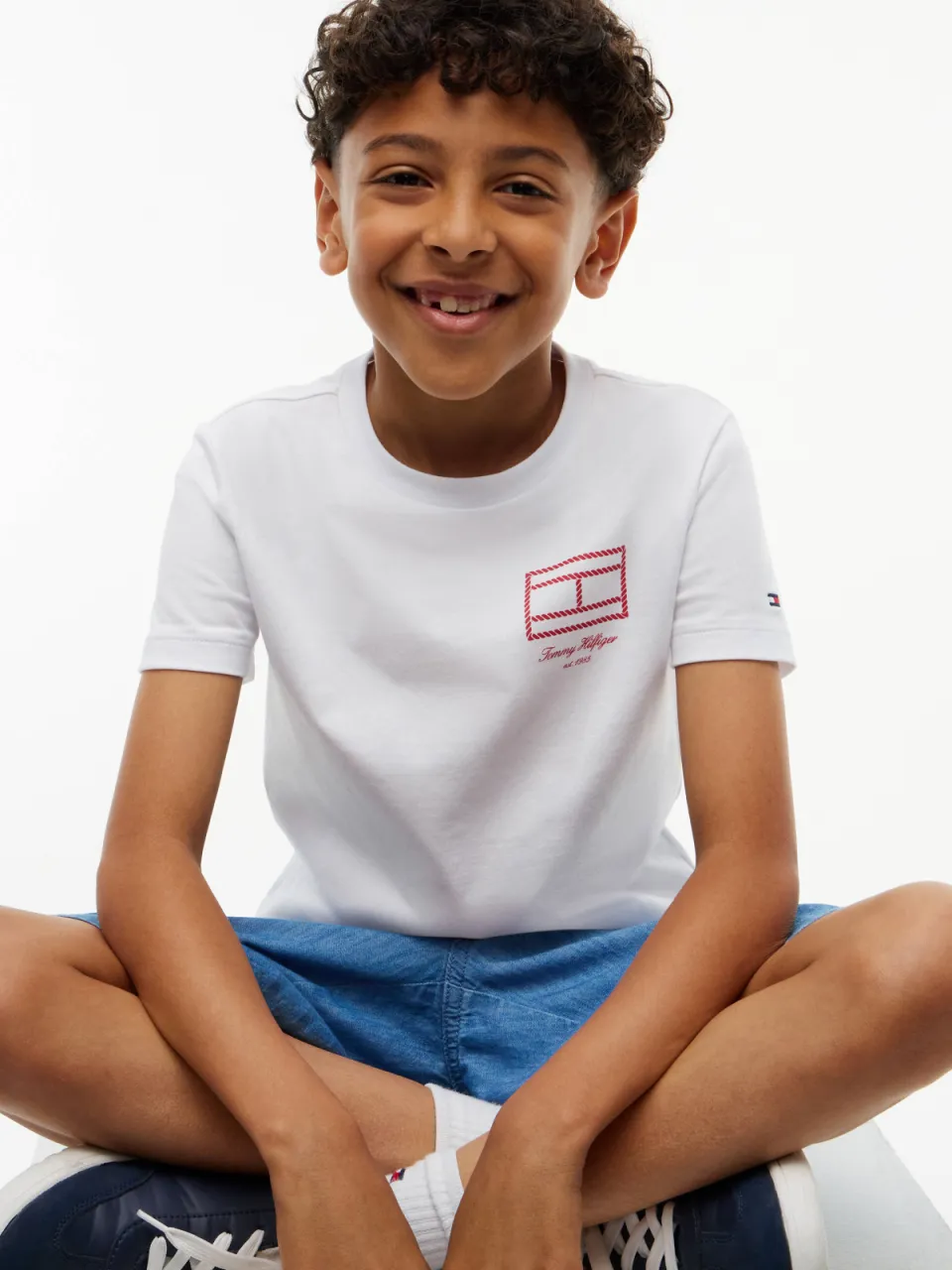 Tommy Hilfiger T-shirt met print wit, foto 3