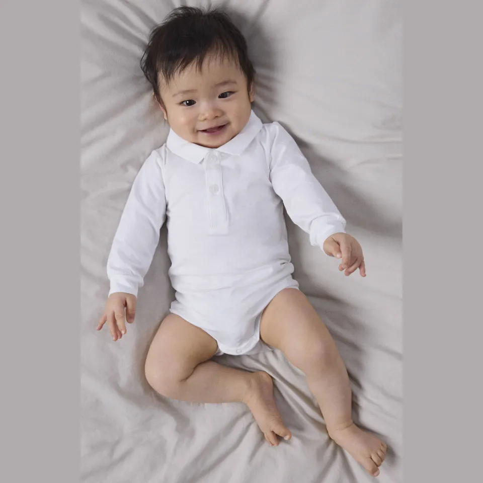 NAME IT BABY romper NBMHOLGER wit Bright White
