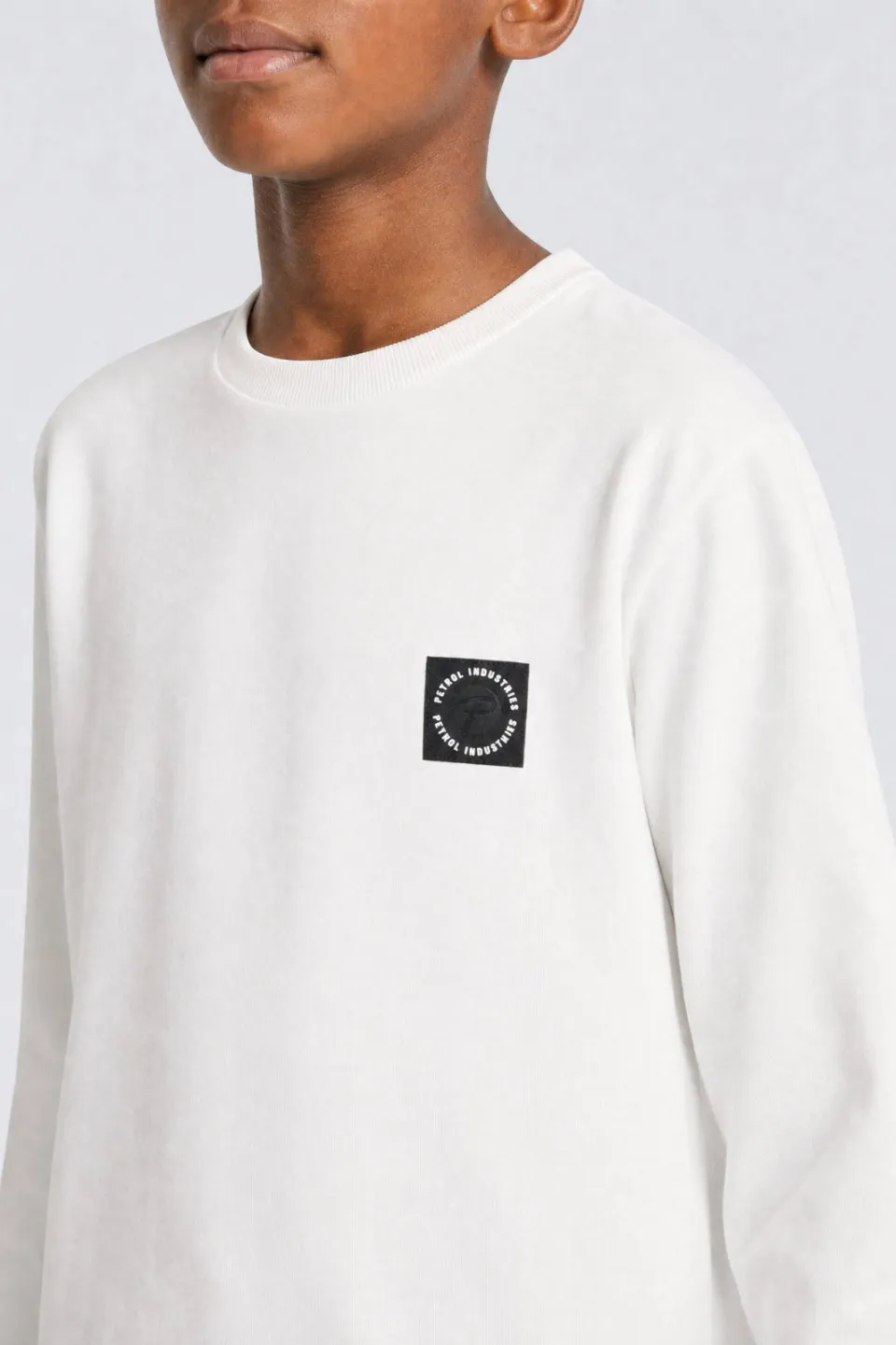 Petrol Industries sweater met logo - ecru, foto 7