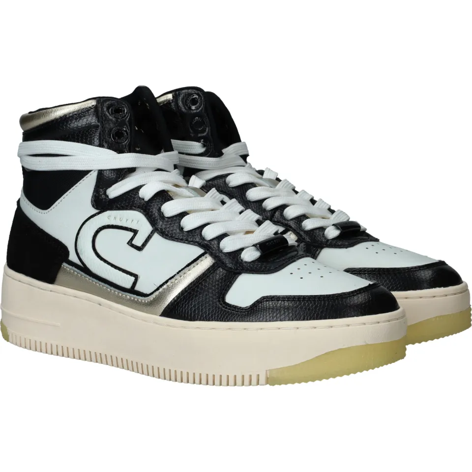 Cruyff Campo High Lux hoge sneakers zwart, foto 4