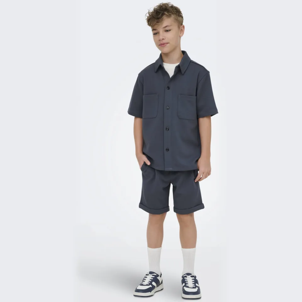 Only & Sons JUNIOR overhemd donkerblauw, foto 3