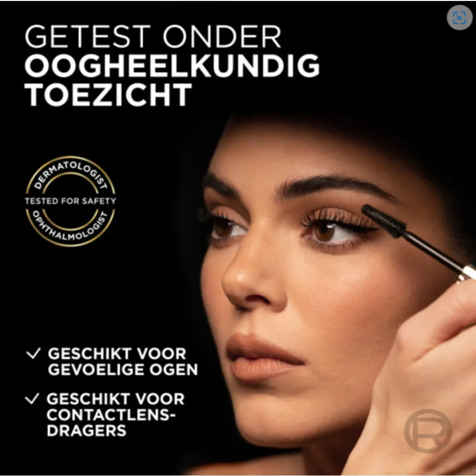 L'oréal Panorama All Night mascara zwart, foto 5