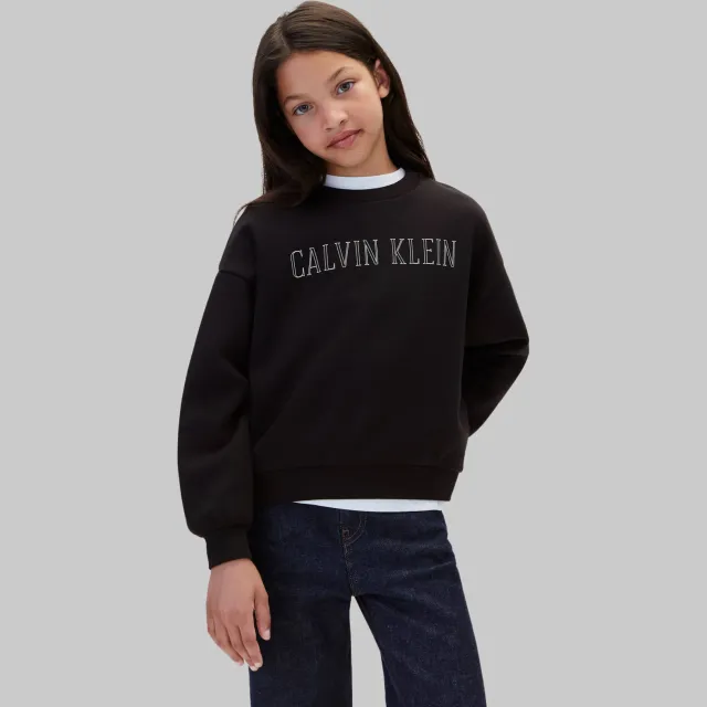 Calvin Klein sweater met logo - zwart