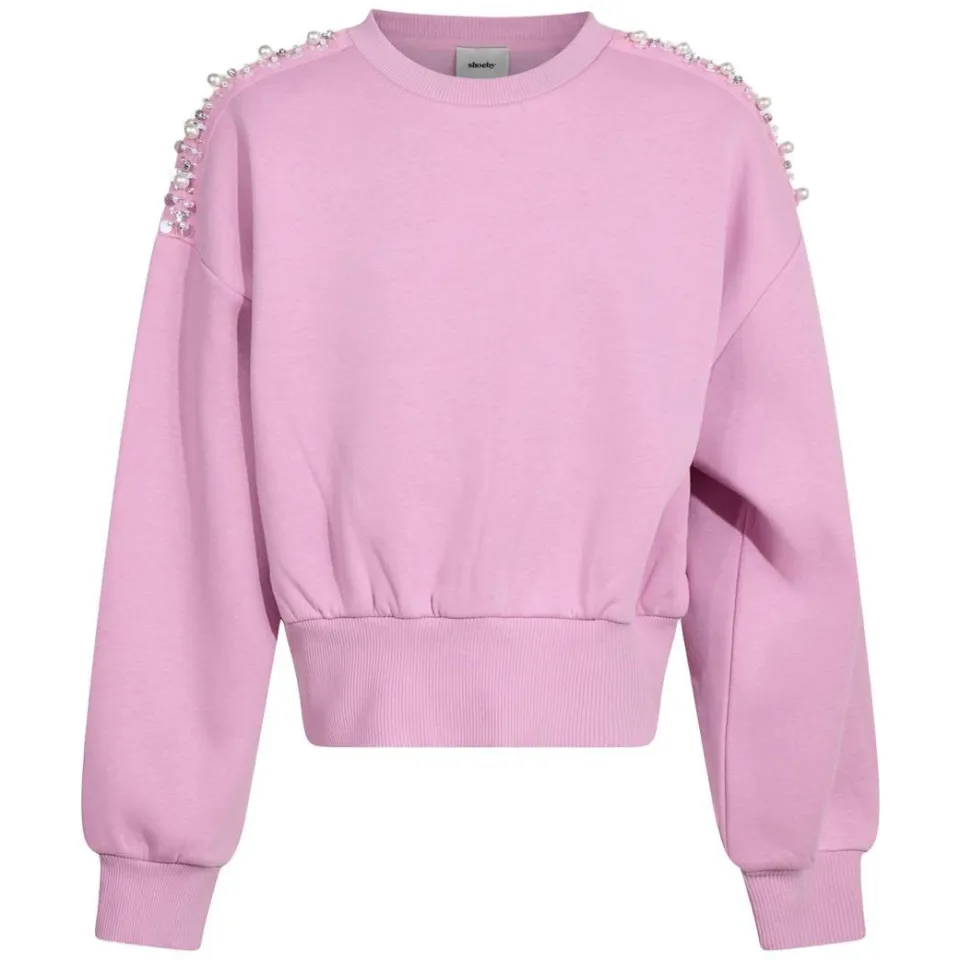 Shoeby regular fit sweater met parels - roze, foto 2