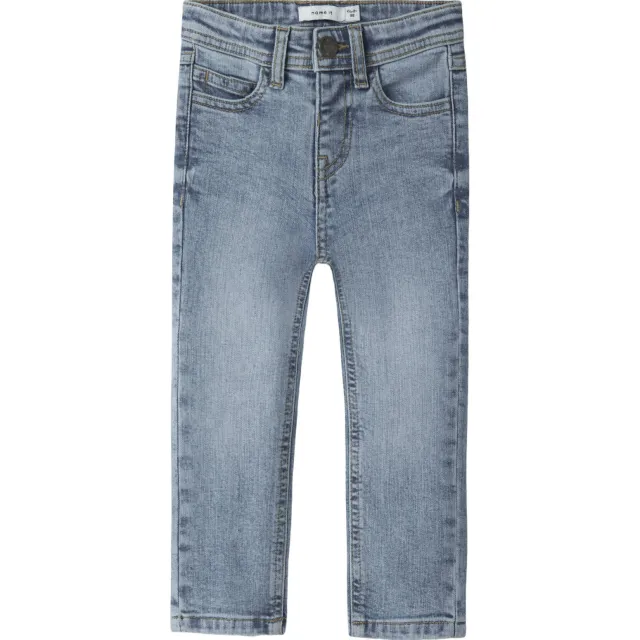NAME IT MINI NMMSILAS slim fit jeans - blauw Medium blue denim