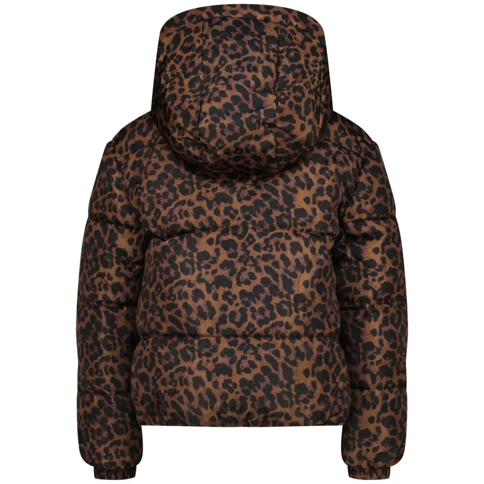 Vingino Tanice winterjas panterprint bruin, foto 3