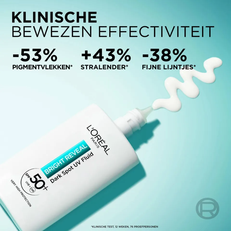 L'oréal Paris Bright Reveal Dark Spot UV fluid - SPF50+ - 50 ml, foto 5