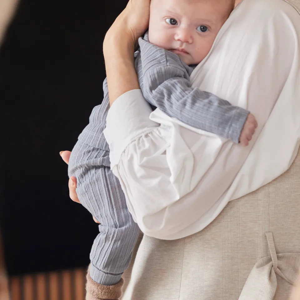 Dirkje babybroek bruin/grijs set van 2
