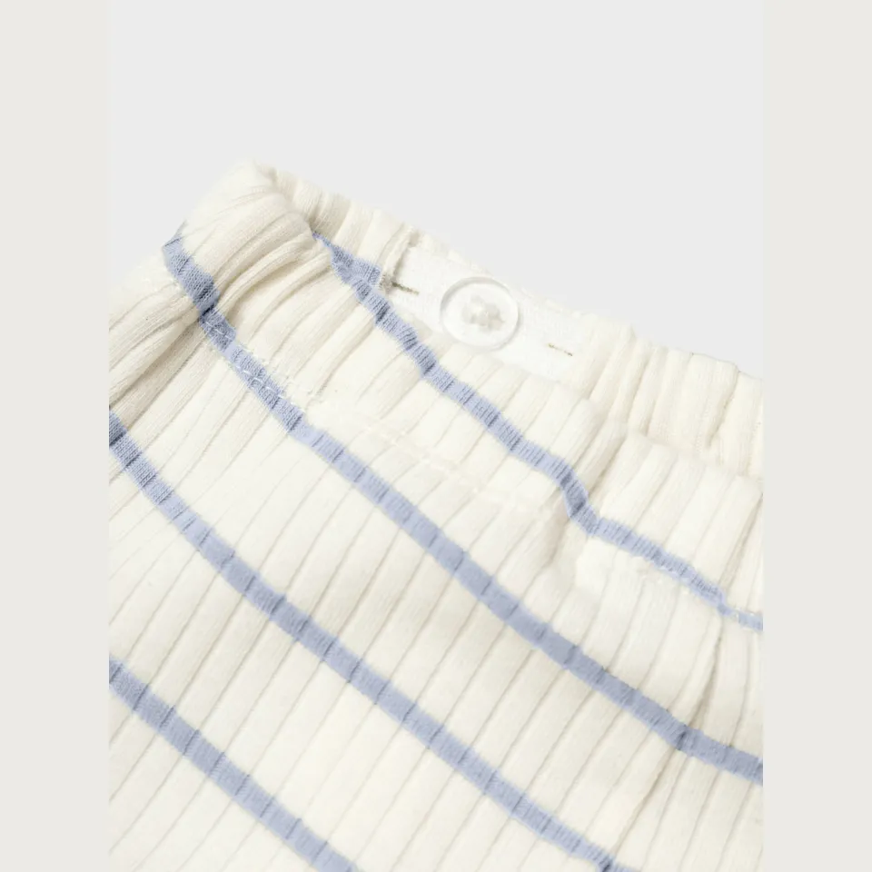 Lil' Atelier Baby regular babybroek ecru gestreept, foto 3