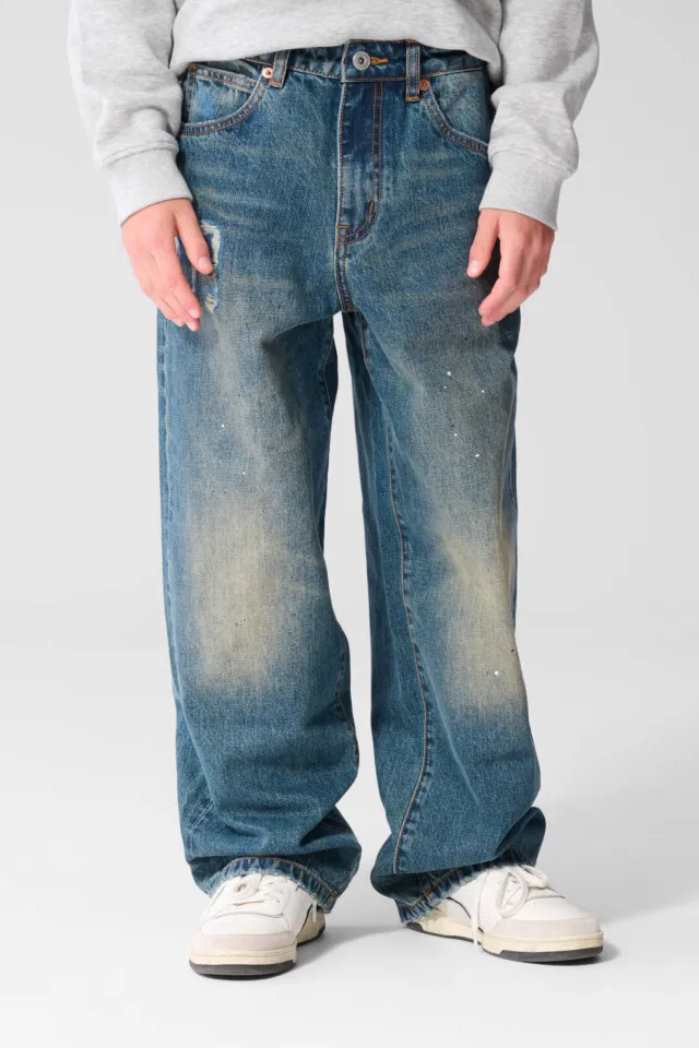 Shoeby baggy jeans - donkerblauw, foto 6