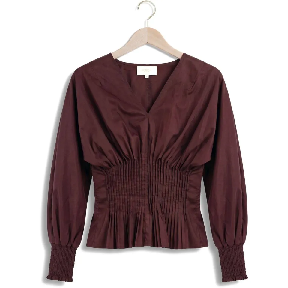 Notre-V NV-Isel blouse bordeaux, foto 2