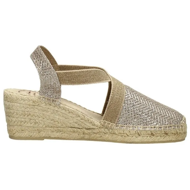 Toni Pons Triton espadrilles goud Goudkleur