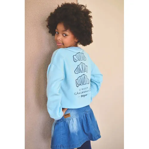 Nono sweater met print - lichtblauw, foto 6