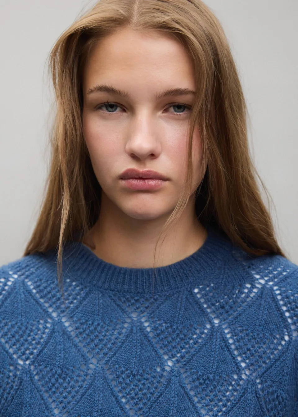 Mango TEEN gebreide trui - blauw, foto 5