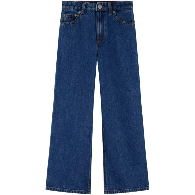 Tommy Hilfiger wide leg jeans - mediumblauw Denim Medium