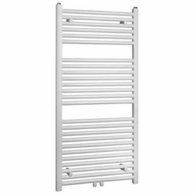 Designradiator Nile Gobi 160x60 cm Geborsteld Mat Wit midden-onderaansluiting Boss & Wessing