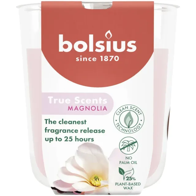 Bolsius True Scents geurglas magnolia